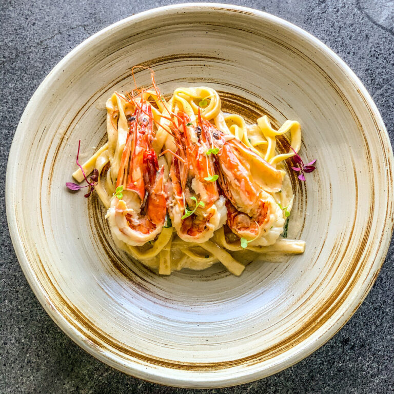 Fettuccine Ai Gambetti Ai Cognac