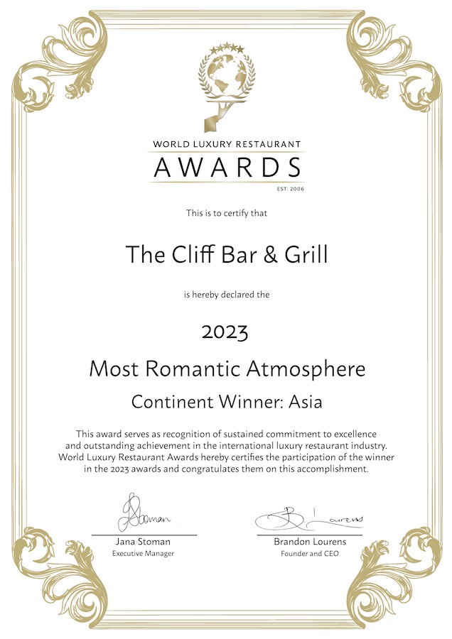 award winning restaurant