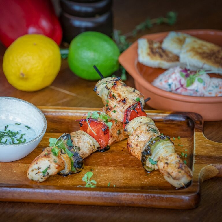 Greek Style Chicken Skewers